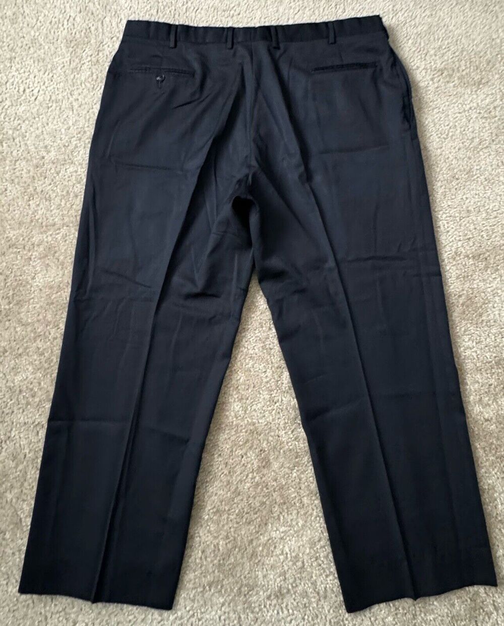 Jos A Bank 44 x 39 Black Signature Collection Tailored Fit Mens Dress Pants